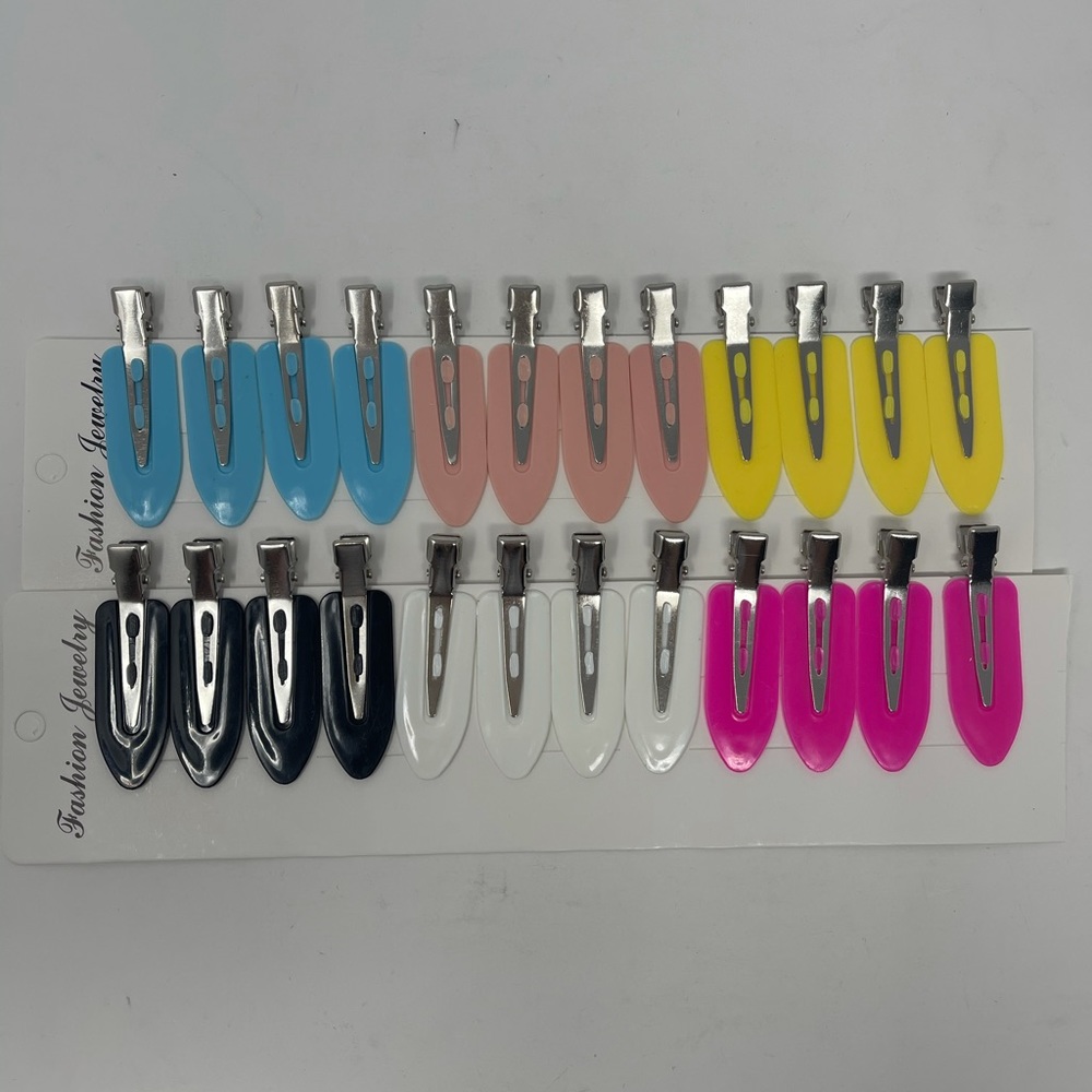Set of 4 No Bend/No Crease Hair Clips - Picture 6 of 9